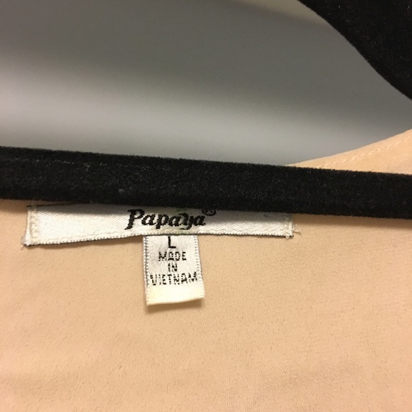 Papaya Tan Blouse - Picture 3 of 4